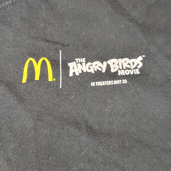 McDonald's Official Crew Angry Birds Movie Promotional T-Shirt 2016 Size Large - Picture 4 of 11